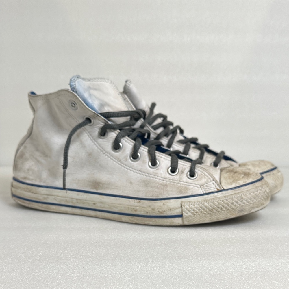Stylish White High-Top Sneakers